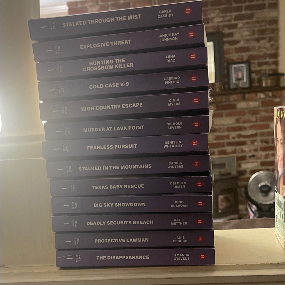 Harlequin intrigue novels—EDITED 20 books total!!